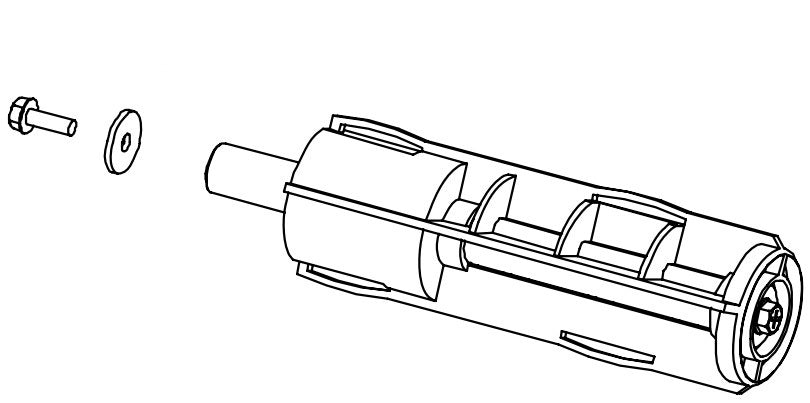 Datamax O'Neil Halterung 40 mm – für H-4212/H-4310/H-4408 und andere, DPR78-2367-02