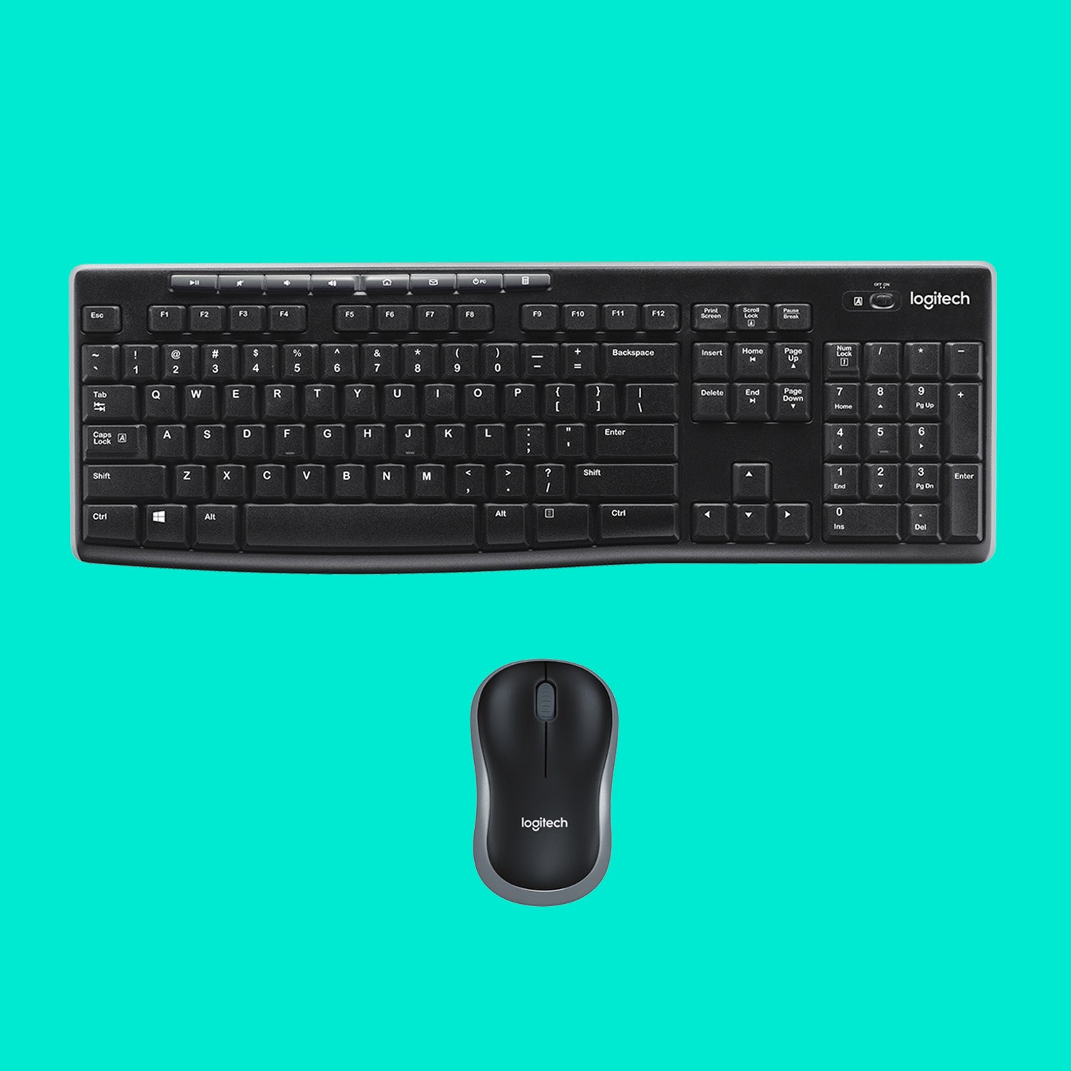 Logitech MK270 – Tastatur, kabellos, CH-Layout (DE-CH)
