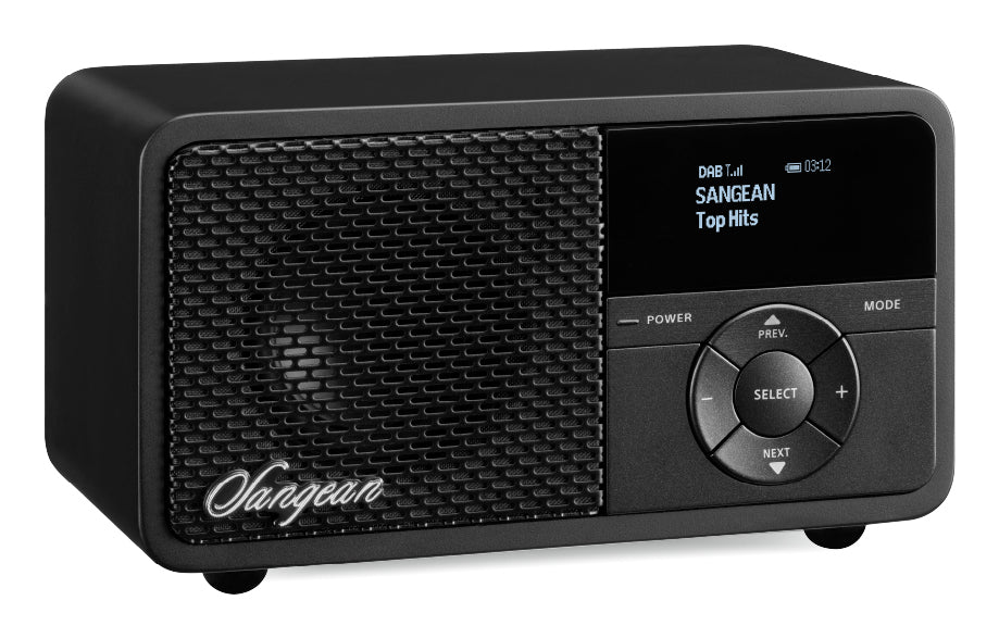 Sangean DDR-7X – DAB+/UKW-Tischradio, Bluetooth – Schwarz