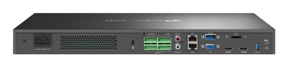 TP-Link 64 Kanäle Netzwerk-Videorekorder – 320 Mbit/s, 8 MP