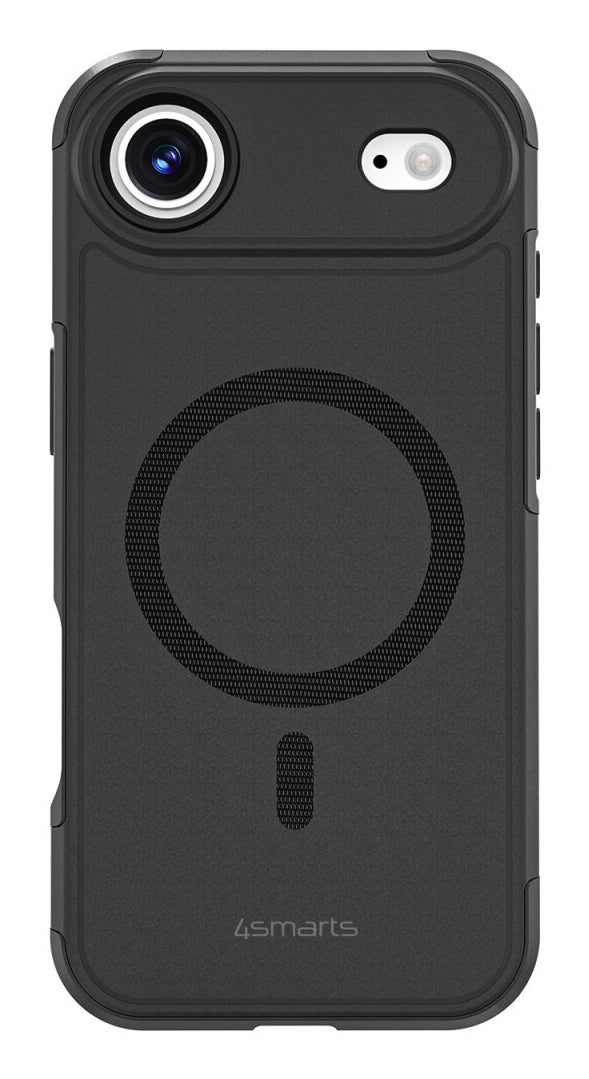 4smarts Backcover – für Apple iPhone 17 Air – schwarz – TPU/PC – MagSafe-kompatibel