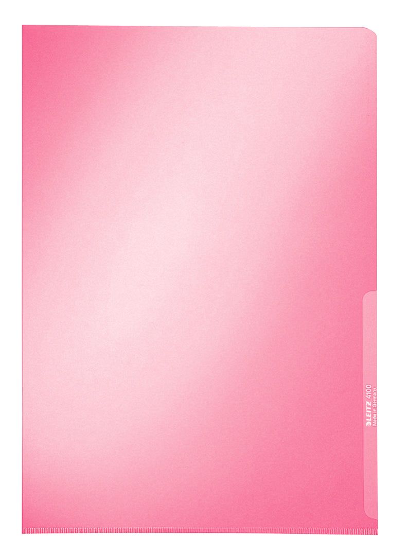 Leitz Sichthülle A4, glasklar, 150 µm, rot