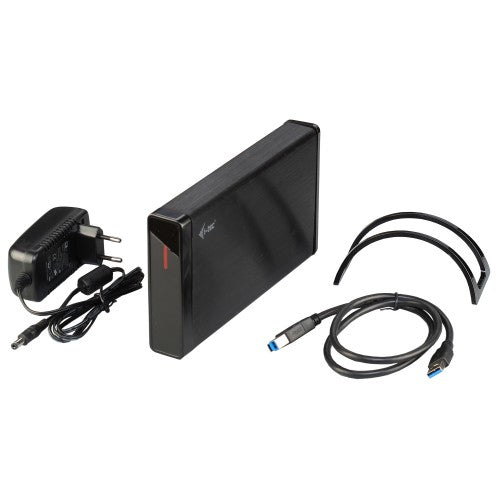 i-tec MYSAFE Advanced 3,5" – 1-Bay HDD-Gehäuse – USB 3.2 Gen 1 (5 Gbit/s), für 3,5" SATA