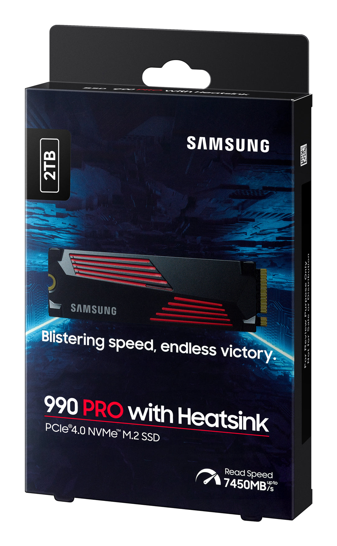 Samsung 990 PRO – 2 TB M.2 2280 NVMe PCIe 4.0×4, 7450/6900 MB/s