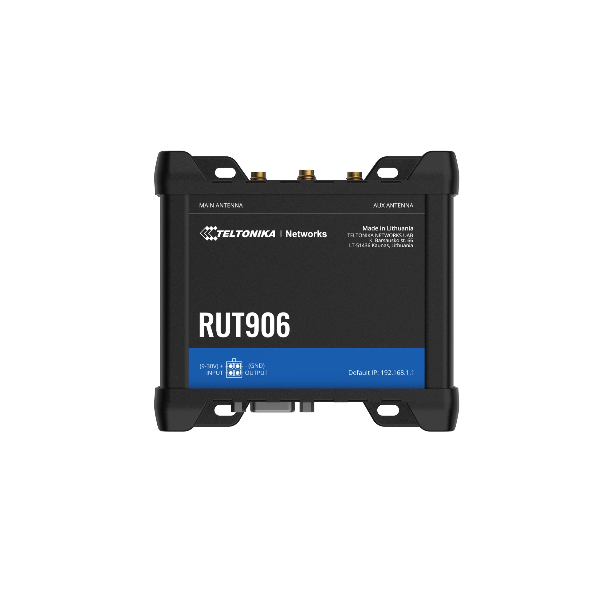 Teltonika RUT906 – VPN-Router – 4×10/100 Mbit/s, Backup-WAN, OpenVPN/IPsec/WireGuard