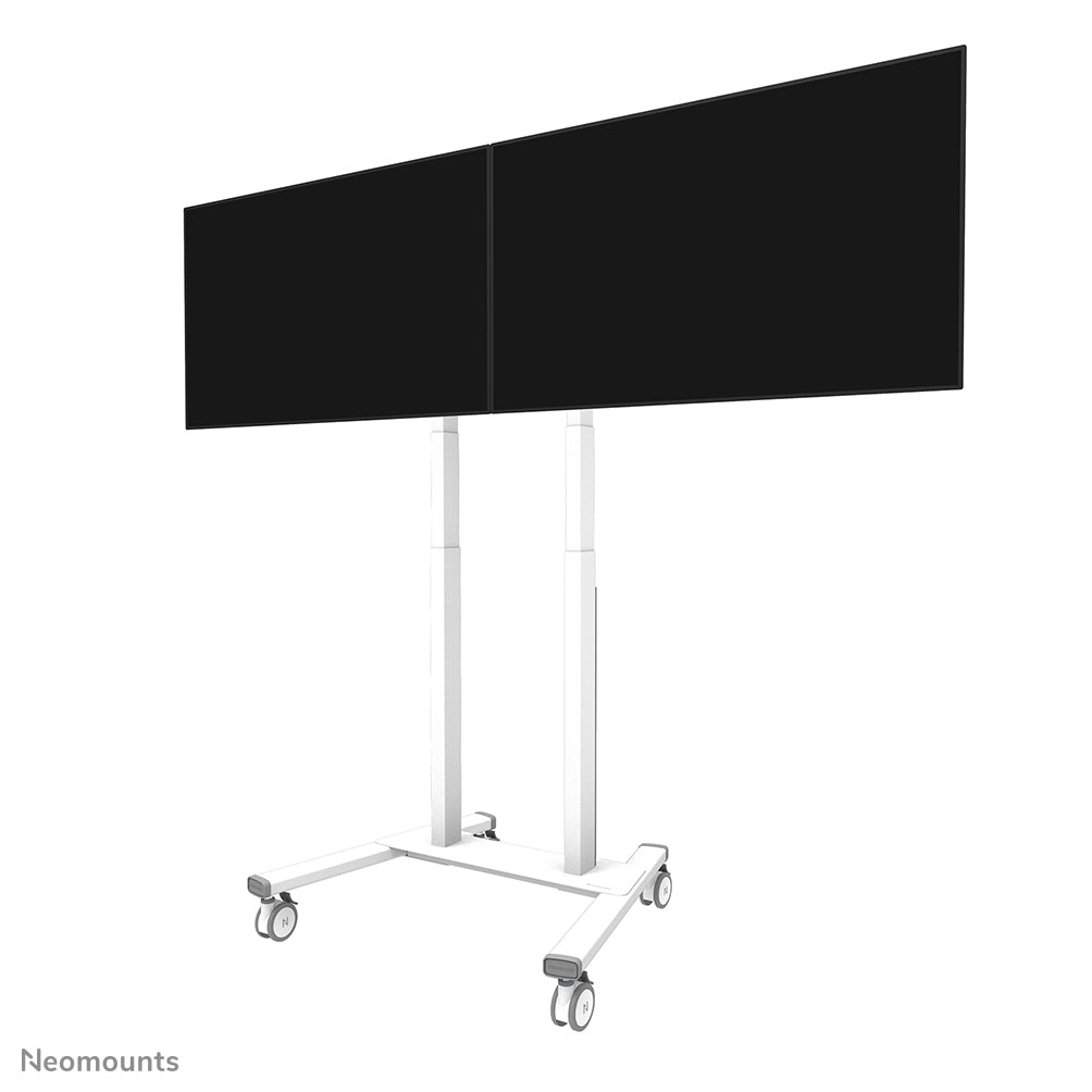 Neomounts ADM-875WH2 – Displayständer, für 2 Displays, höhenverstellbar, für 42–65", VESA 100×100–800×400