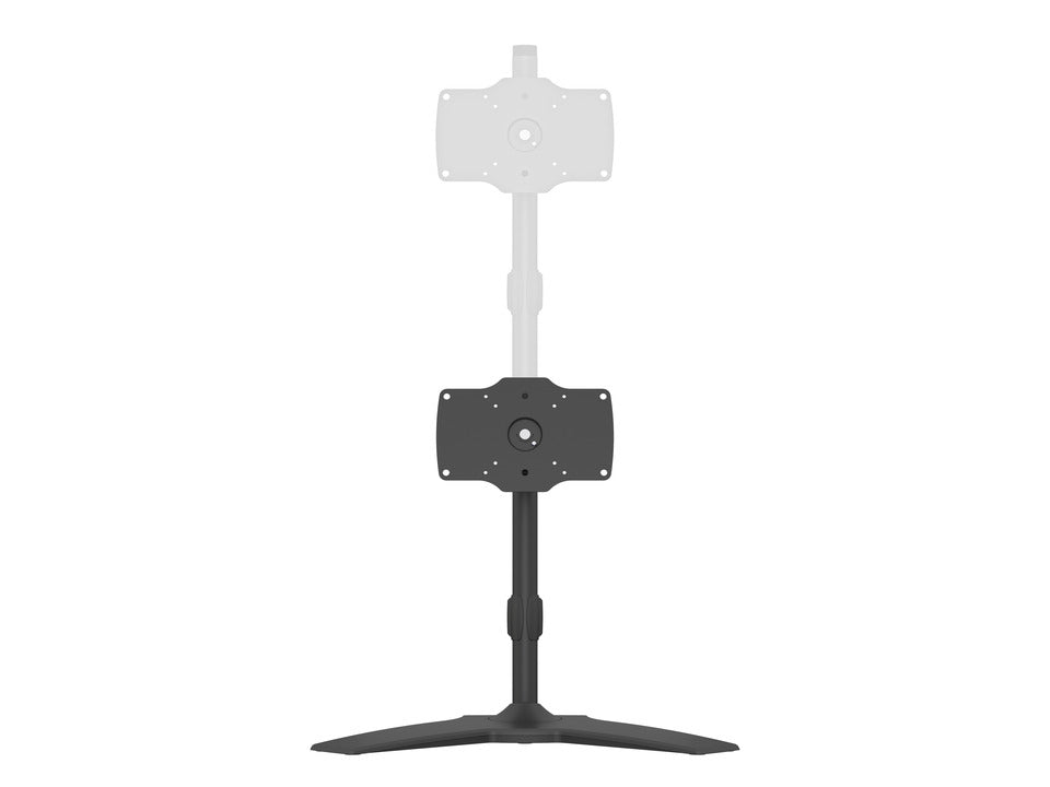 Multibrackets Tischhalterung, 1 Standfuss, bis 32", VESA 100 × 100 mm, 15 kg, drehbar, schwarz