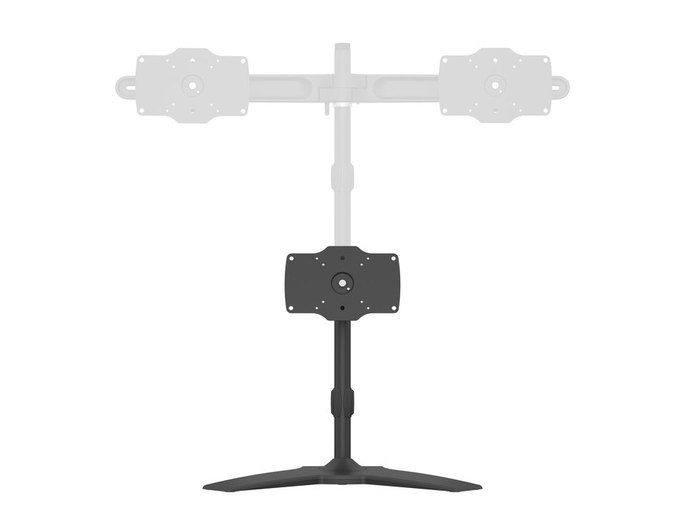 Multibrackets Tischhalterung, 1 Standfuss, bis 32", VESA 100 × 100 mm, 15 kg, drehbar, schwarz