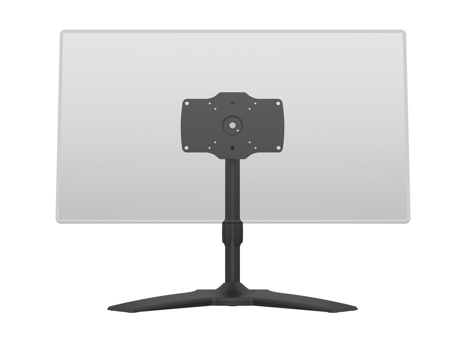 Multibrackets Tischhalterung, 1 Standfuss, bis 32", VESA 100 × 100 mm, 15 kg, drehbar, schwarz