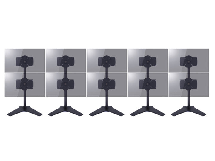 Multibrackets Tischhalterung, 1 Standfuss, bis 32", VESA 100 × 100 mm, 15 kg, drehbar, schwarz