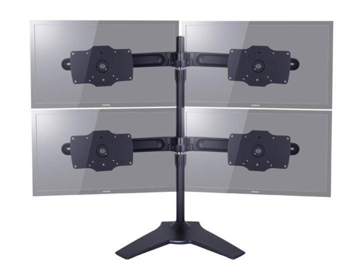 Multibrackets Tischhalterung, 1 Standfuss, bis 32", VESA 100 × 100 mm, 15 kg, drehbar, schwarz