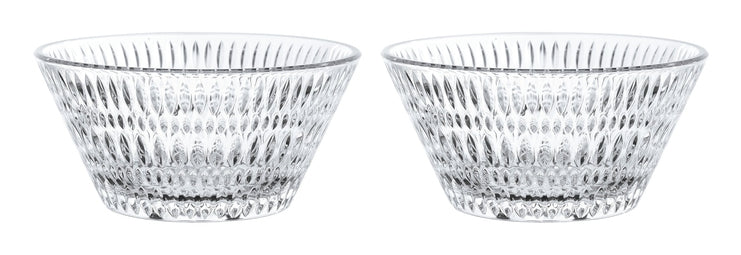 Nachtmann Dessertschale – 2er Set, 740 ml, Ø 16,5 cm, Kristallglas, Transparent, spülmaschinenfest