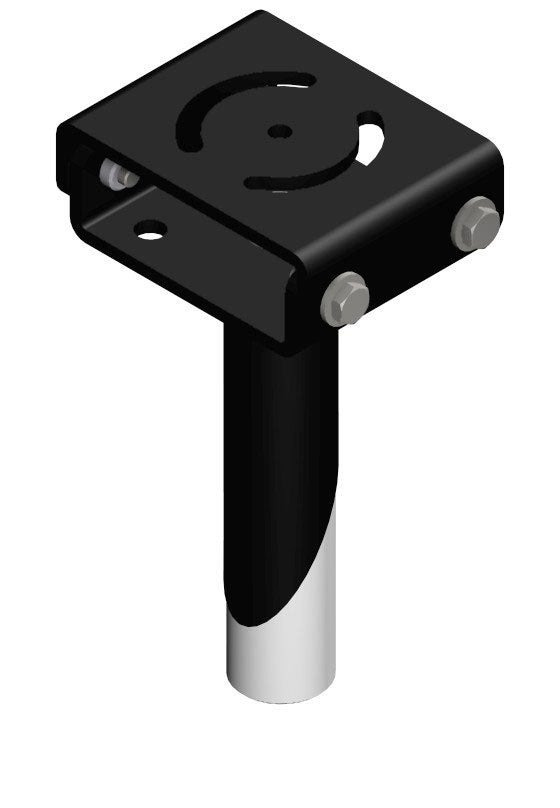 Gamber-Johnson 7IN Center Upper Pole – Monitorarm Tischhalterung – höhenverstellbar – Schwarz – für Lower Tube
