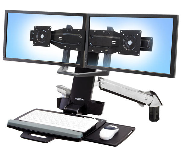 Ergotron 97-718-009 – Monitor-Wandhalterung – 2 Monitore – 22–26" – VESA 50×50/75×75/100×100/200×100 mm