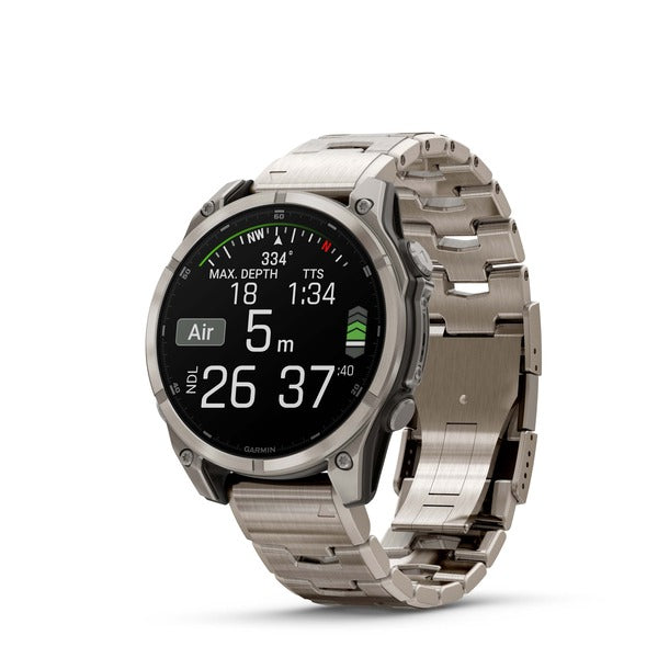 Garmin Fenix 8 AMOLED Sapphire – GPS-Smartwatch – 47 mm, 1,4", GPS, WLAN, AMOLED, Saphirglas, 100 m, Titan