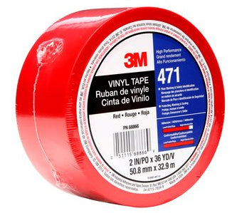 3M 471 Elektro-Isolierband – 51 mm × 32,9 m, rot, PVC, 1 Stück