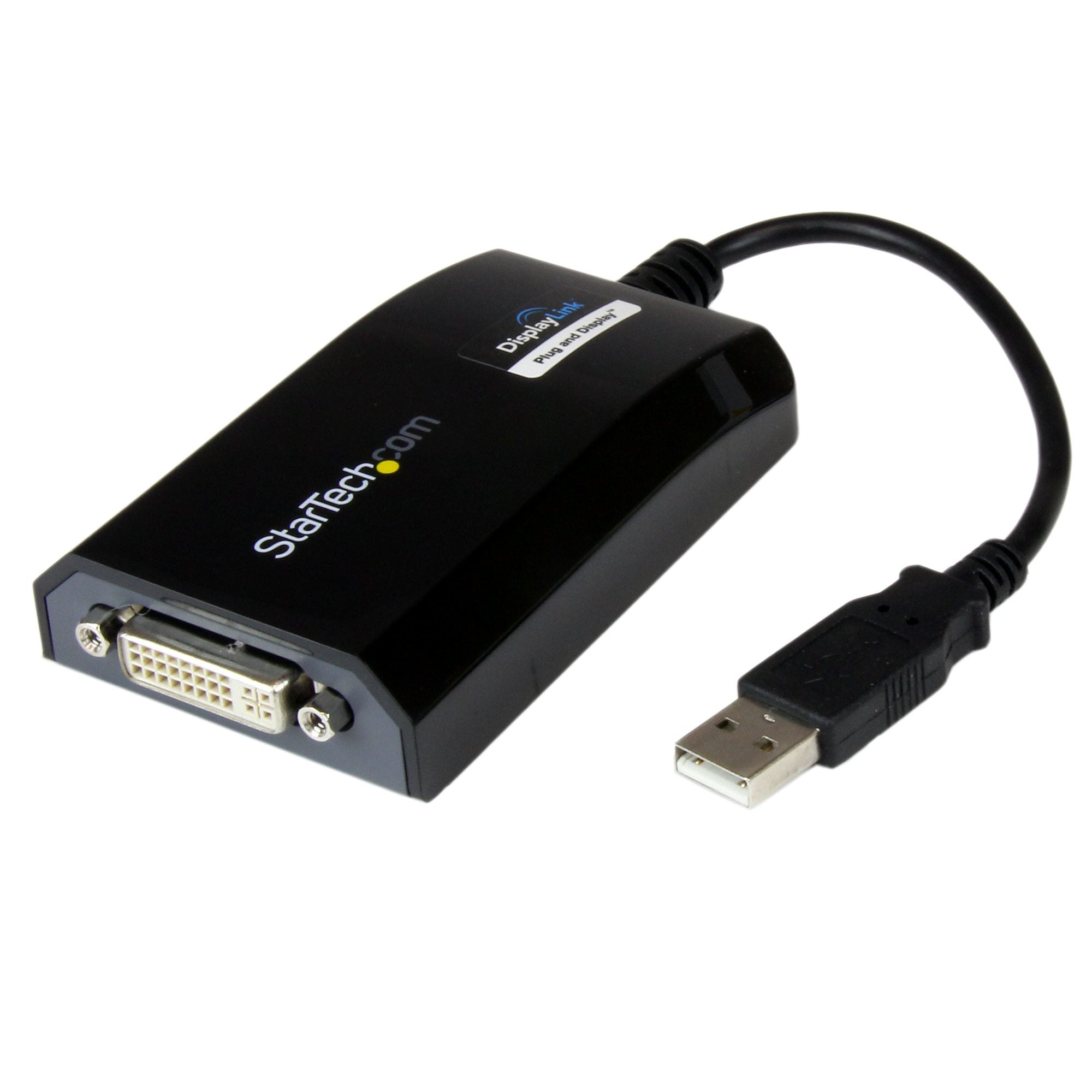StarTech.com USB auf DVI Adapter USB 2.0 1920×1200 – 0,165 m – für Windows, Mac, Linux