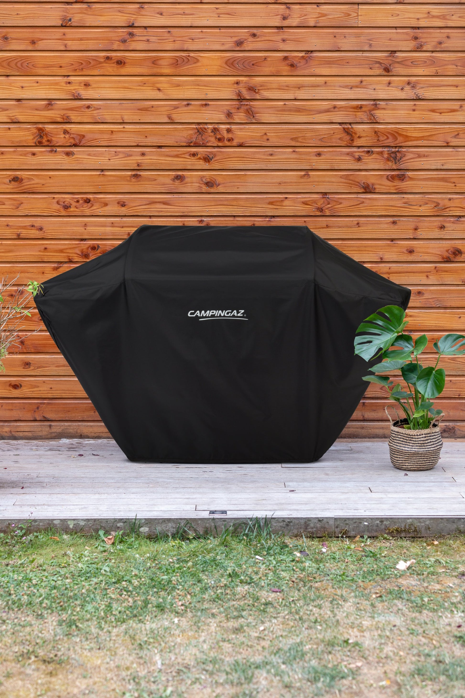 Campingaz Grillabdeckung – 124 × 52 × 118 cm, für Classic S, 200D Polyester, Schwarz