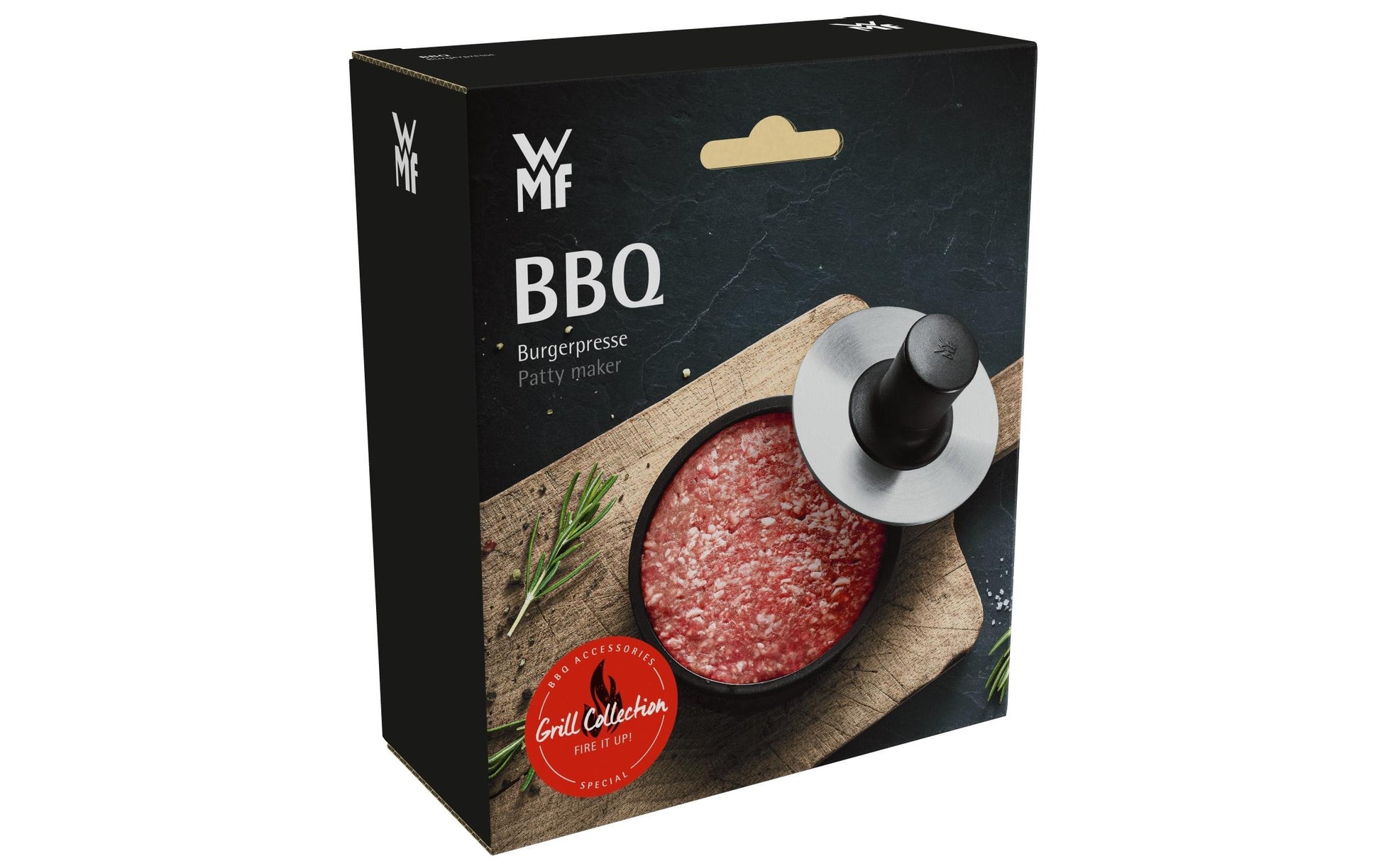 WMF Burgerpresse – Ø 12,5 cm – Edelstahl, PP – spülmaschinenfest
