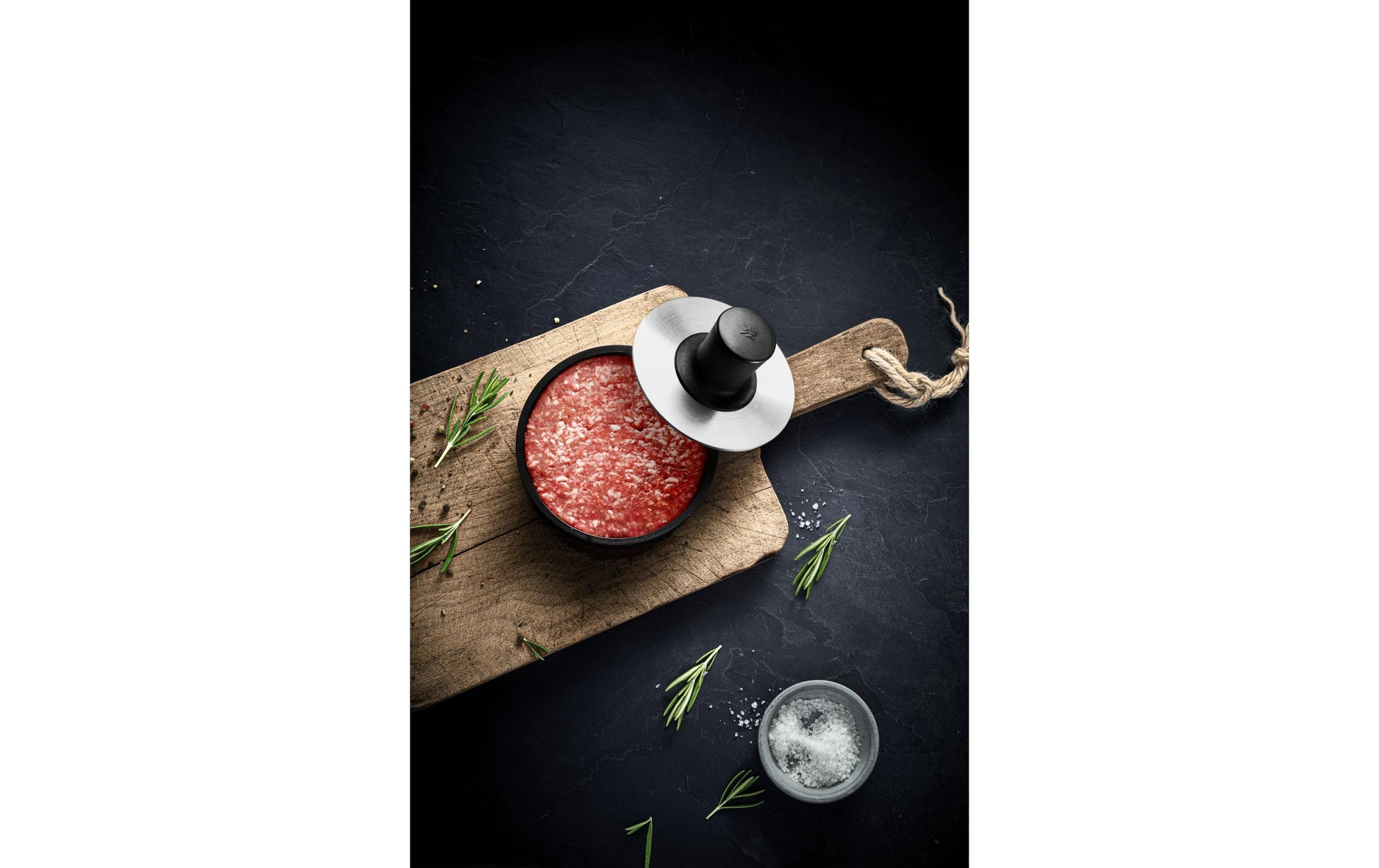WMF Burgerpresse – Ø 12,5 cm – Edelstahl, PP – spülmaschinenfest
