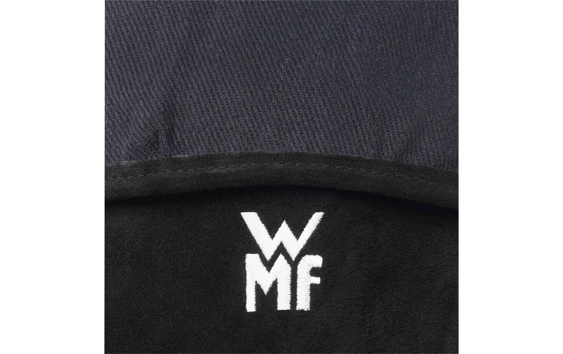 WMF Arbeitshandschuhe – XL, 1 Paar (2 Stück) – Leder, Baumwolle, Schwarz, Hitzebeständig