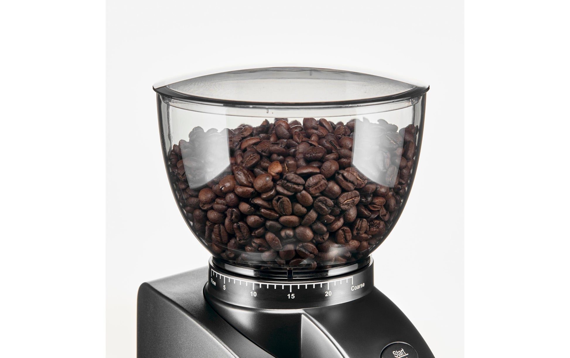 Solis Kaffeemühle Scala Plus 1662 – Kegelmahlwerk, 24 Stufen, 300 g, 135 W, Schwarz