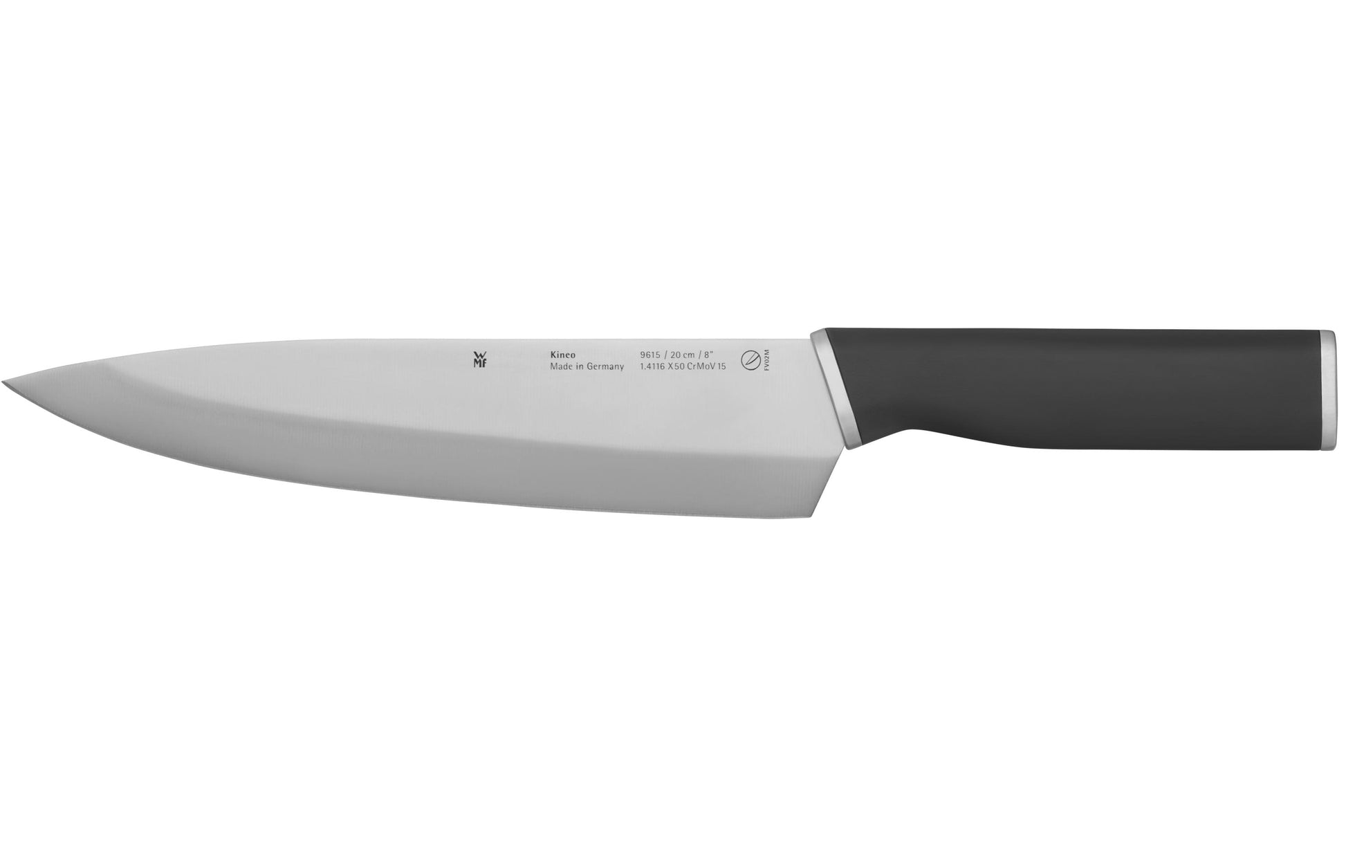 WMF Kineo – Kochmesser 20 cm, Edelstahl, schwarzer Kunststoffgriff