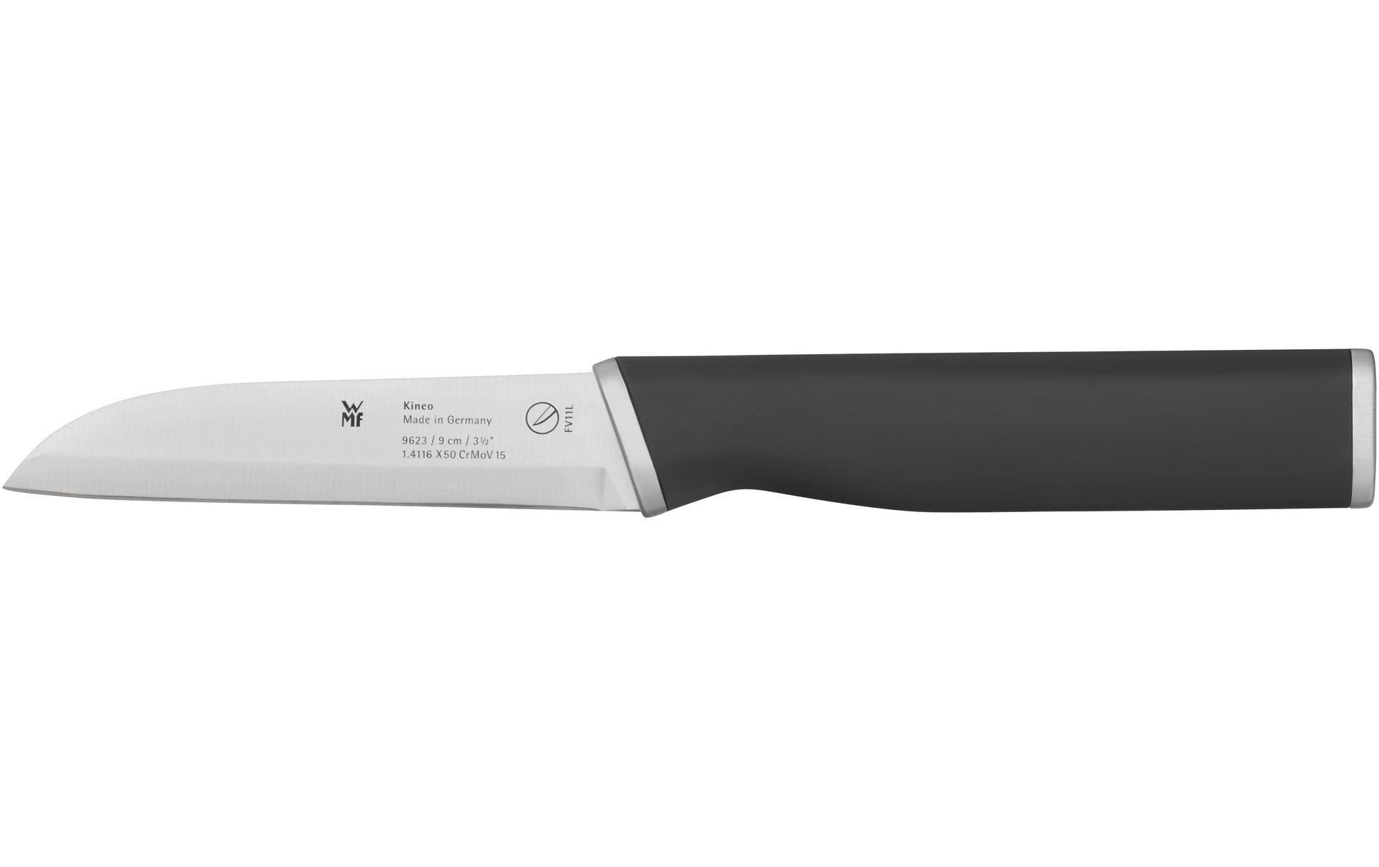 WMF Kineo – Gemüsemesser 9 cm, Edelstahl, Kunststoff, Schwarz