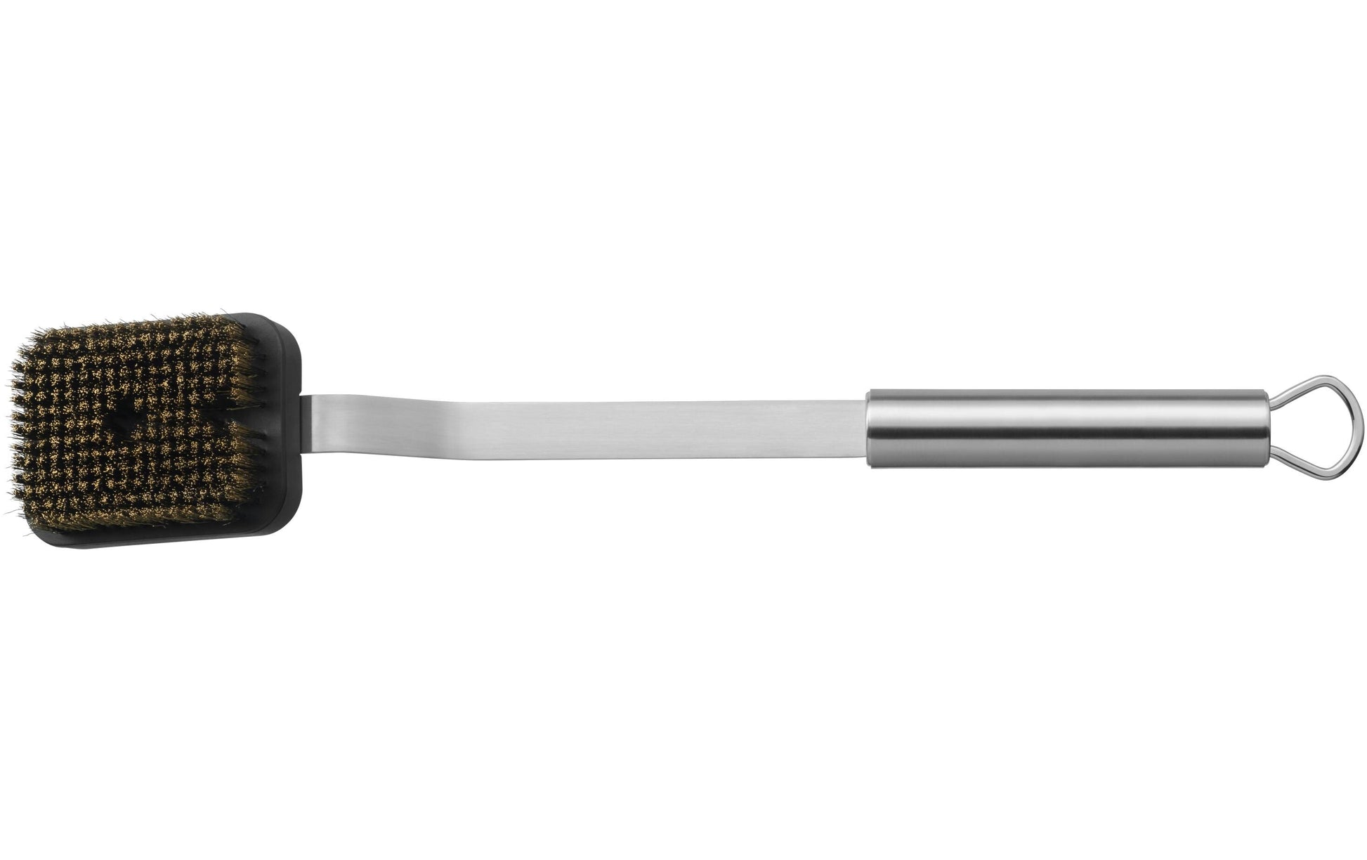 WMF Scheuerbürste – Messingdraht, Edelstahl, 9×7×3 cm, 43 cm, für Grillrost