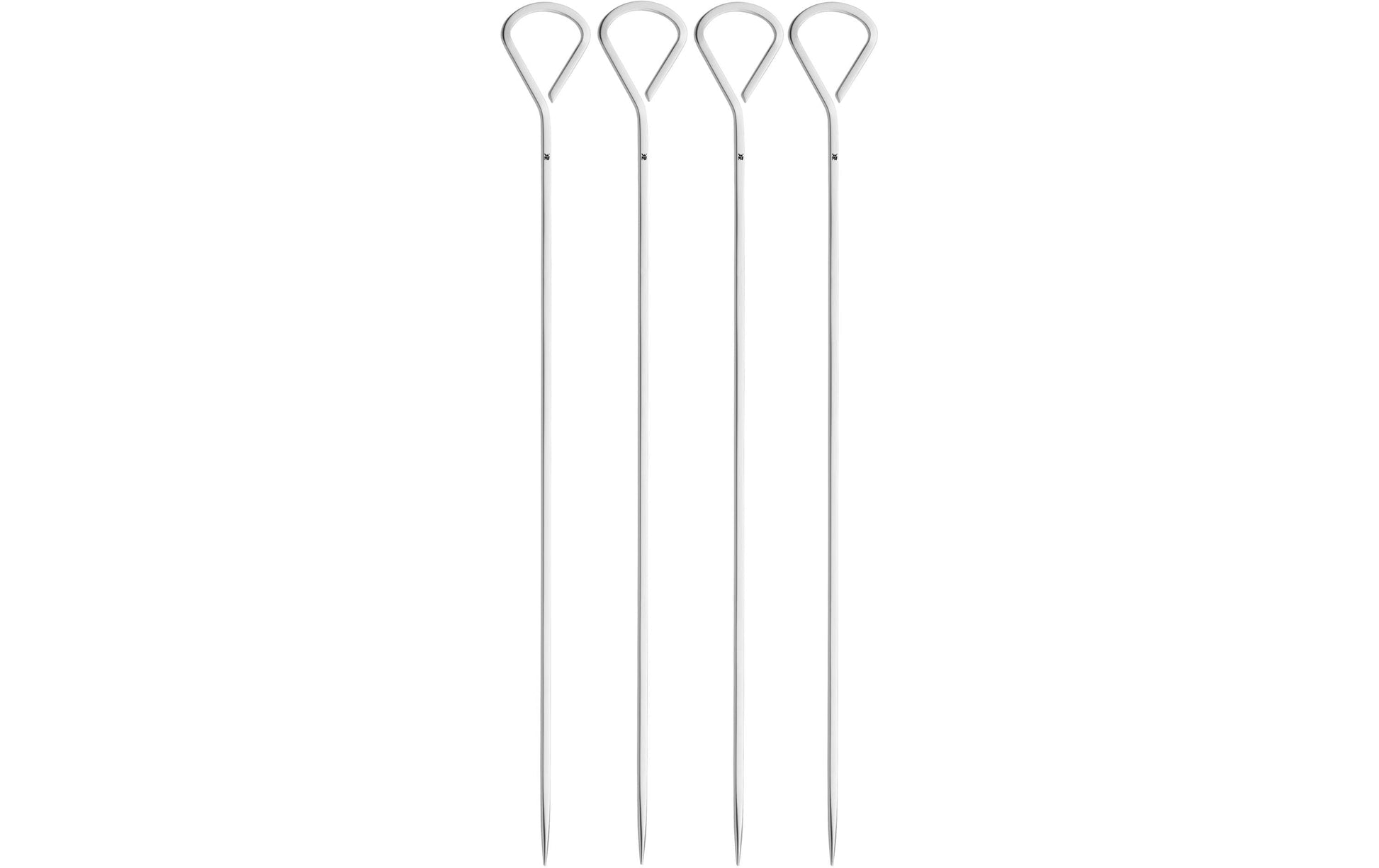 WMF Grillspiesse 4-teilig, Cromargan (Edelstahl), 37 cm, spülmaschinenbeständig