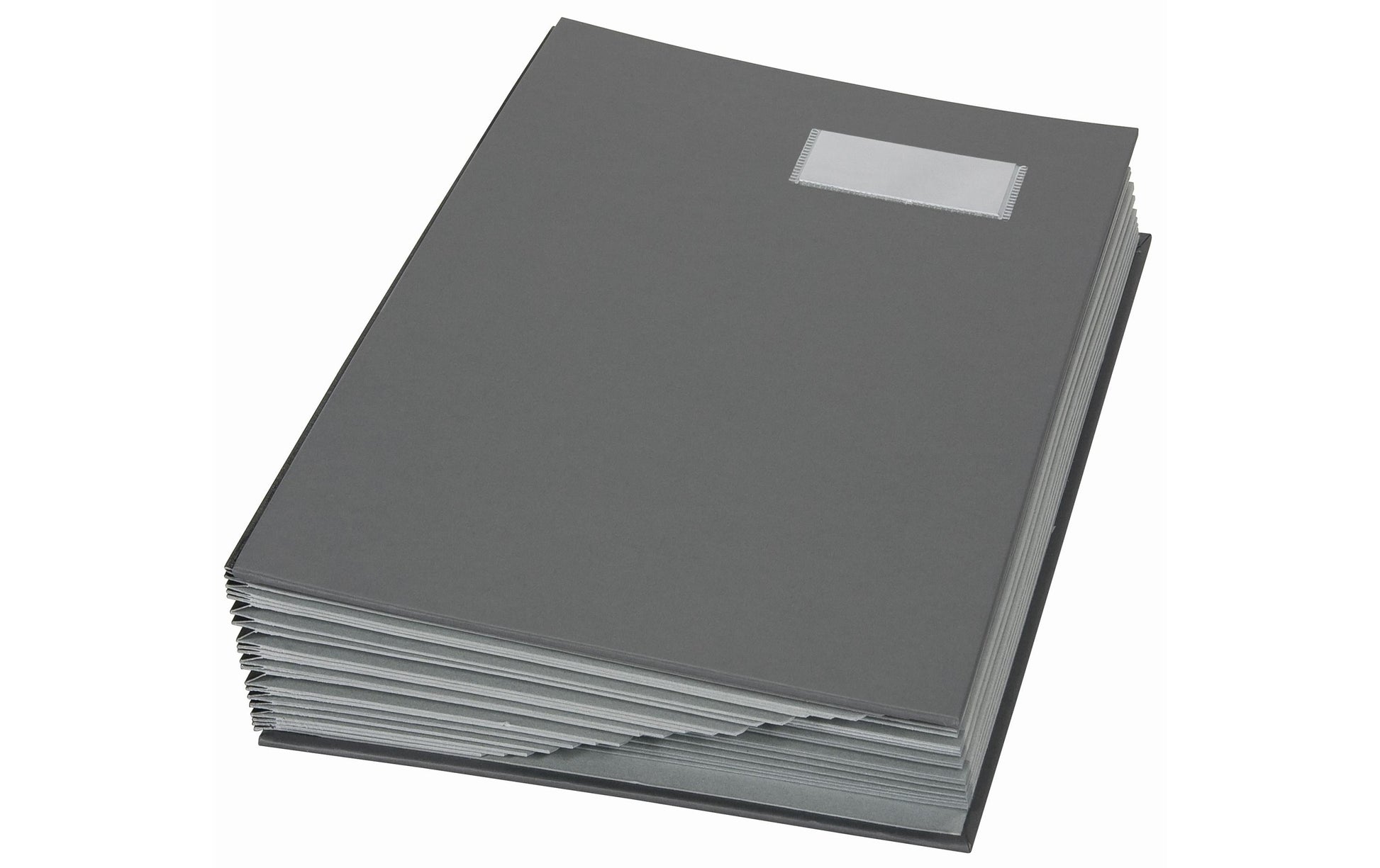 Biella Sammelmappe für A4, Karton, schwarz