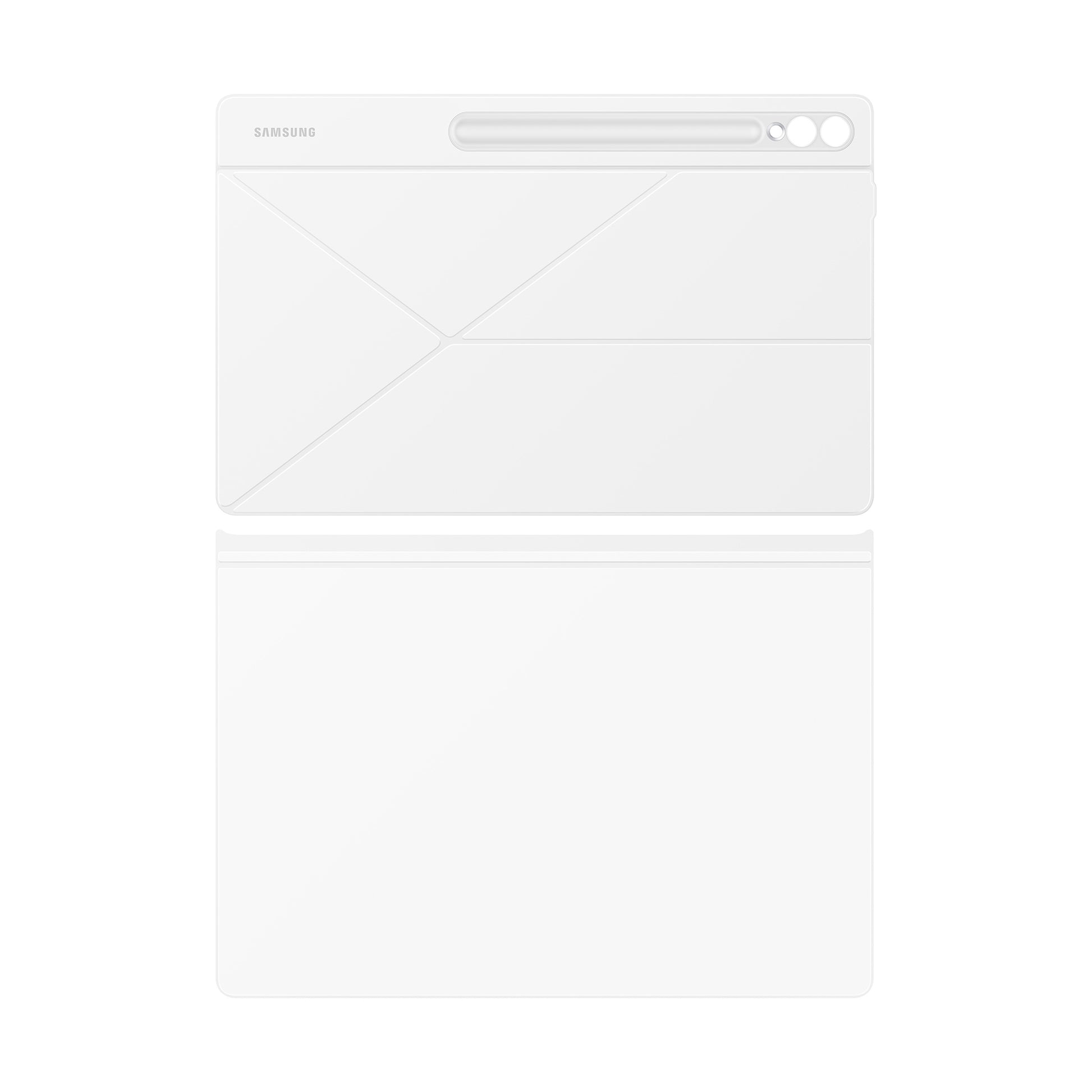 Samsung Smart Book Cover Notebook-Schutzhülle – für Tablets bis 14,6", Stossschutz, Kunststoff, Weiss