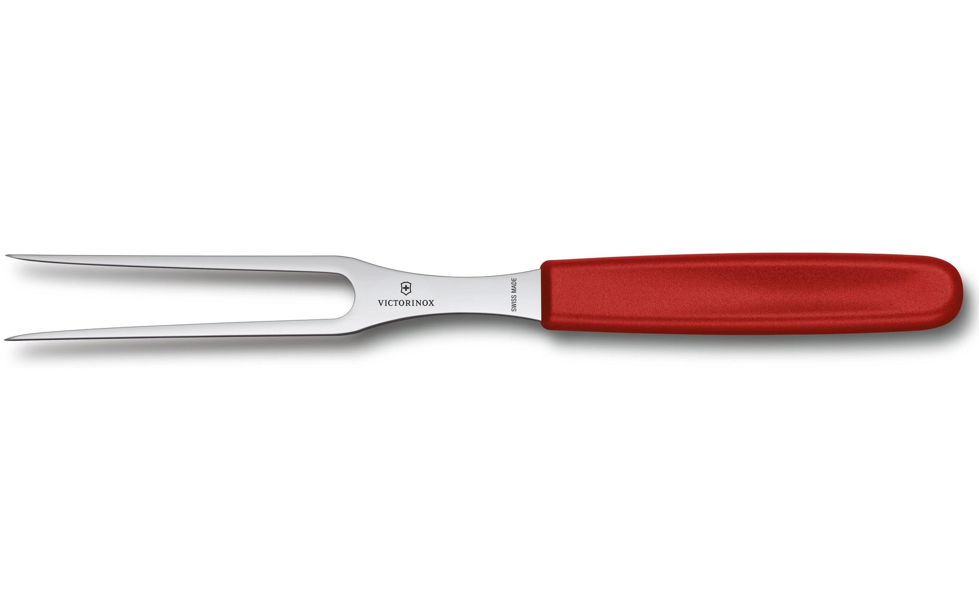 Victorinox Tranchiergabel 15 cm, Edelstahl, Kunststoff, Rot