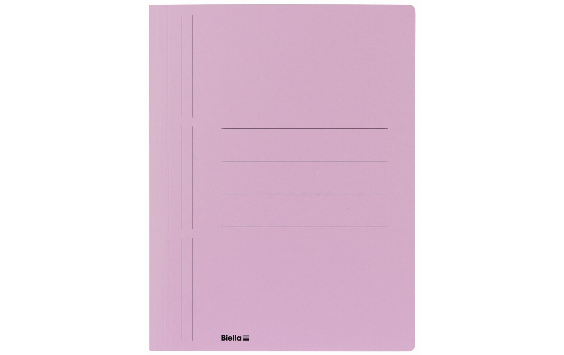 Biella Schnellhefter Recycolor – A4, Karton, Lila, Beschriftungslinien, 280 g/m²