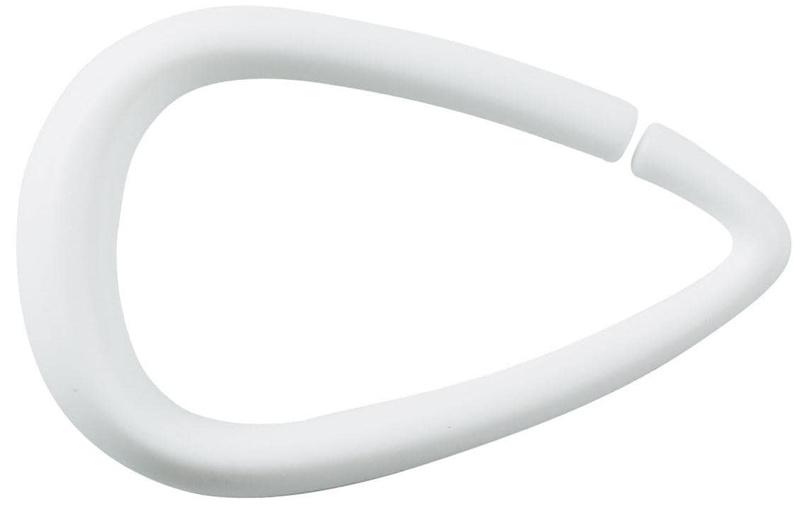 Spirella Haken Drop – 5,5×3,5 cm, Polypropylen (PP), Weiss, 12er-Set