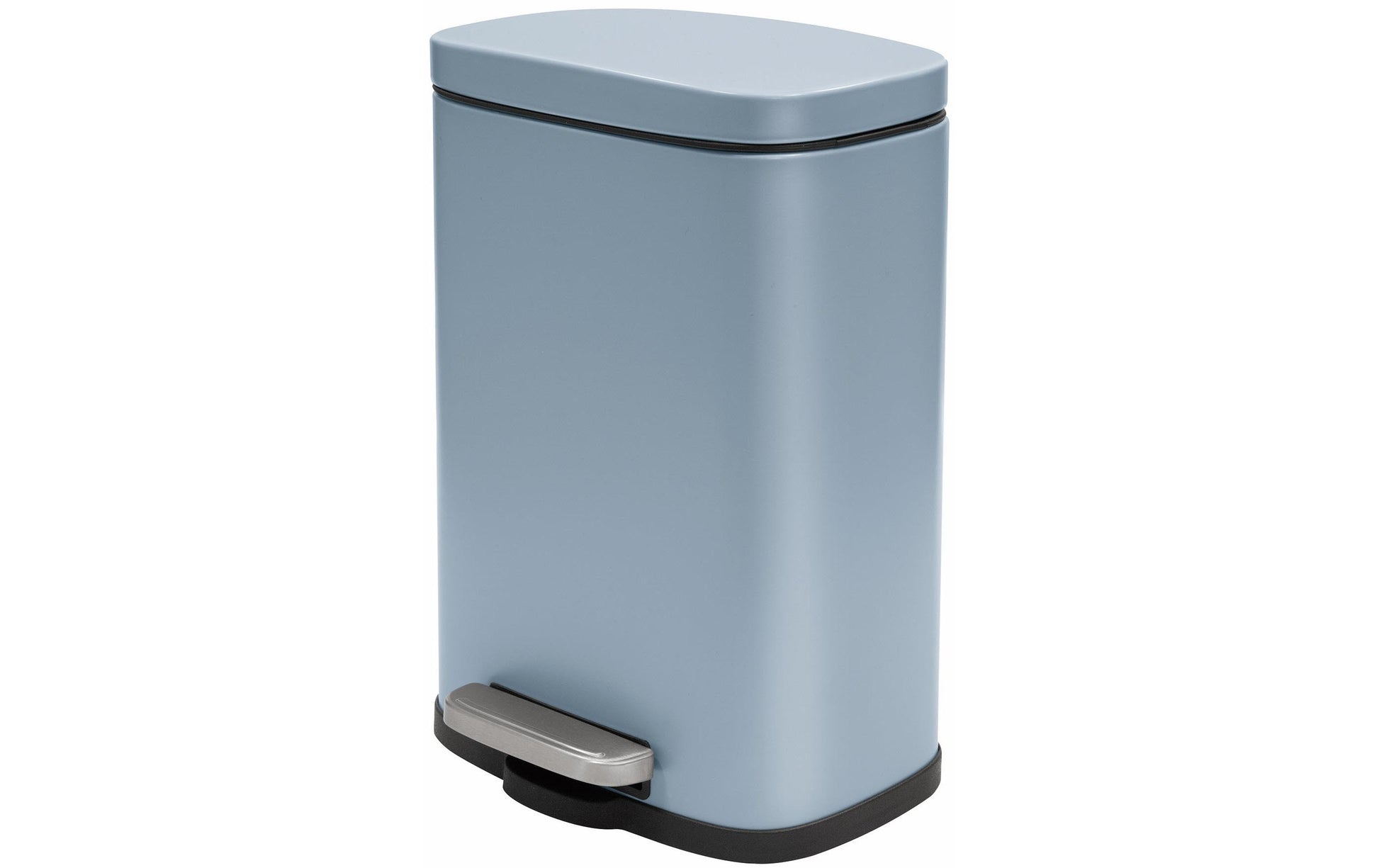 Spirella Akira Treteimer – 5 l – Stahl, rechteckig – blau