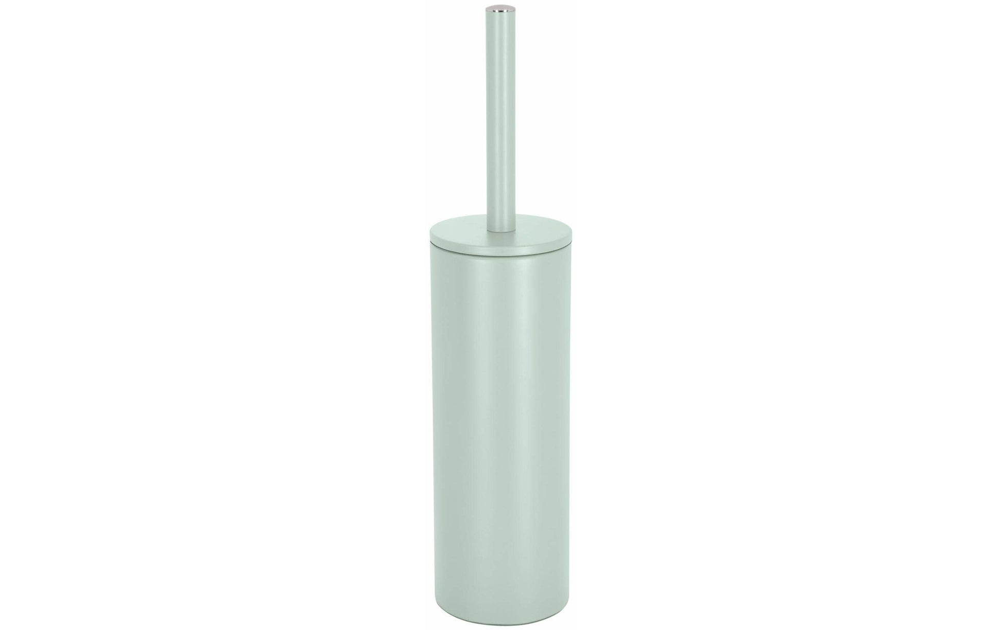 Spirella WC-Bürstenset – Kunststoff, Stahl, Hellgrün, Bodenstehend, mit Deckel, H 40 cm, Ø 9,5 cm