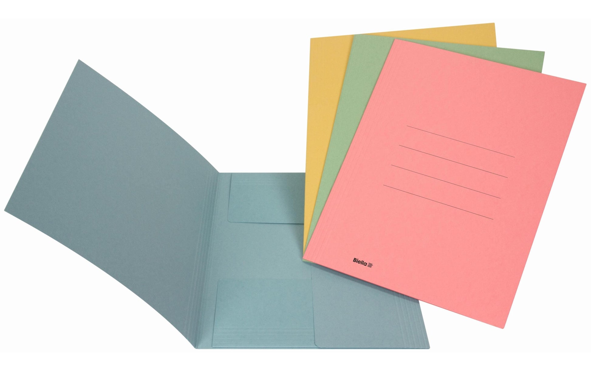 Biella Sammelmappe für A4, Karton, Blau