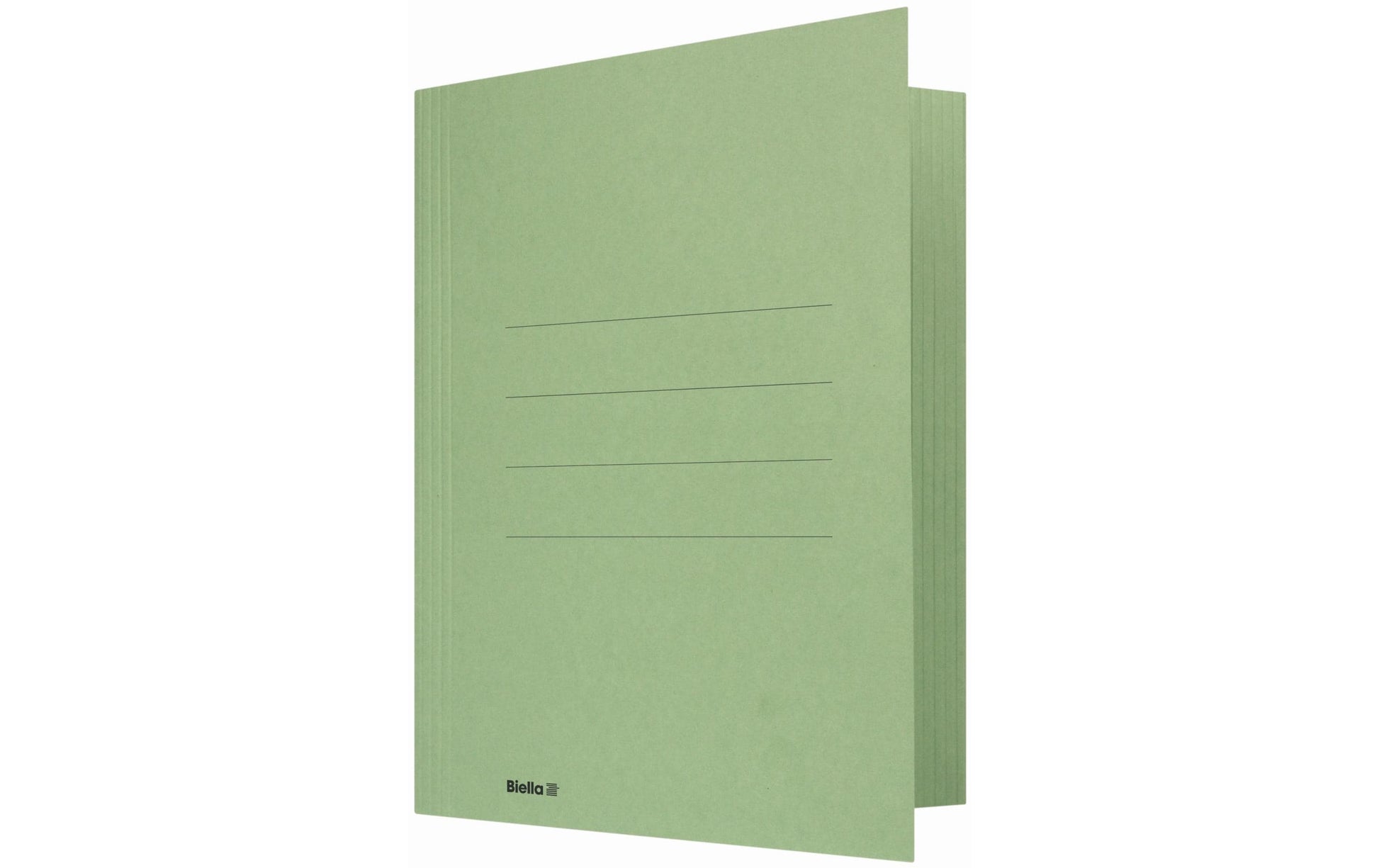 Biella Sammelmappe für A4, Karton, Grün