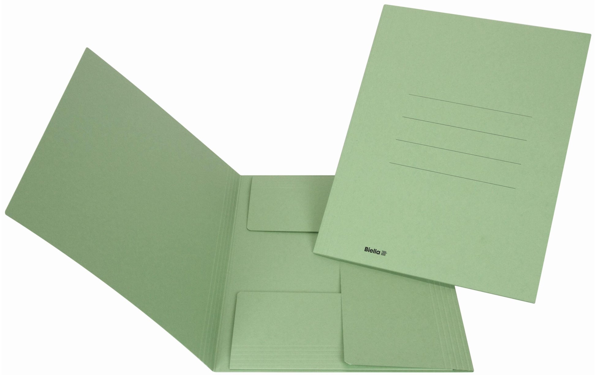 Biella Sammelmappe für A4, Karton, Grün