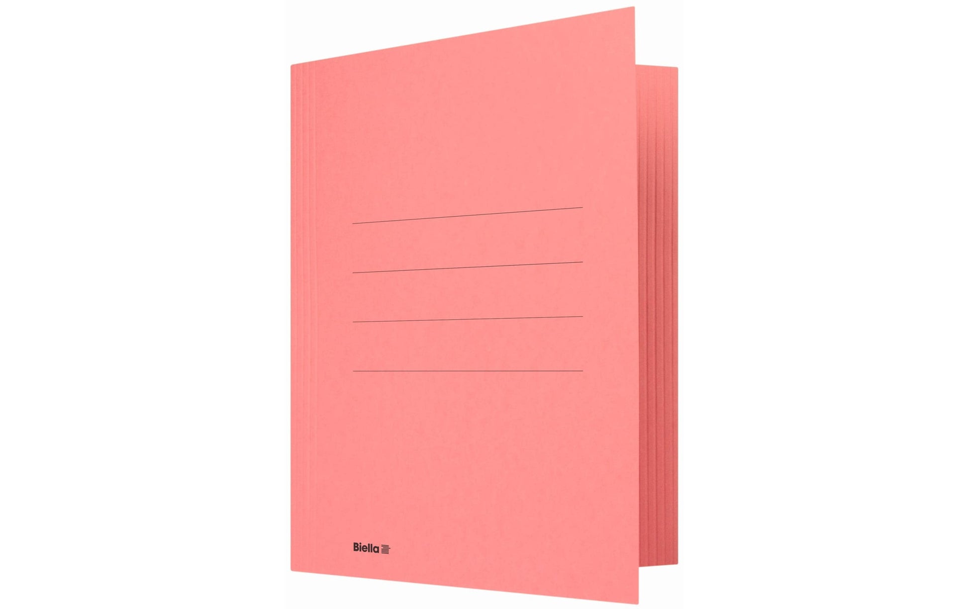 Biella Sammelmappe für A4, Karton, Rot