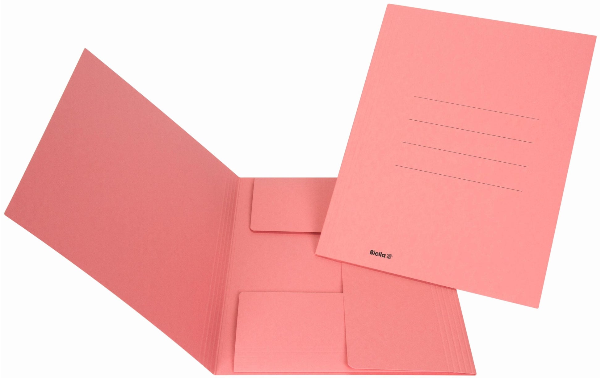Biella Sammelmappe für A4, Karton, Rot