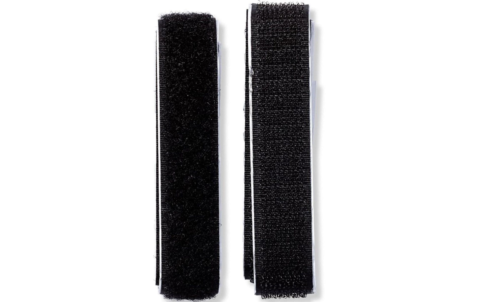 Prym Klettband 20 mm × 1,2 m – selbstklebend, Polyamid, schwarz, 1 Stück