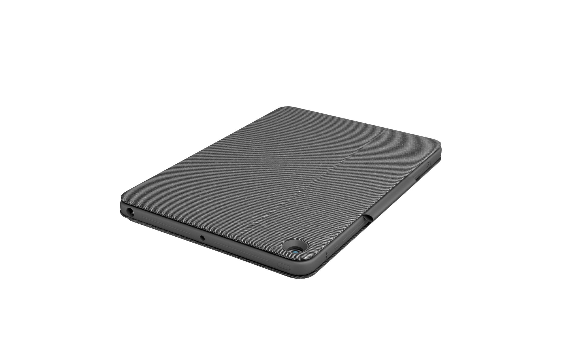 Logitech Combo Touch – Tastatur, CH-Layout (DE-CH), mit Touchpad, Grau – für iPad 7. & 8. Generation