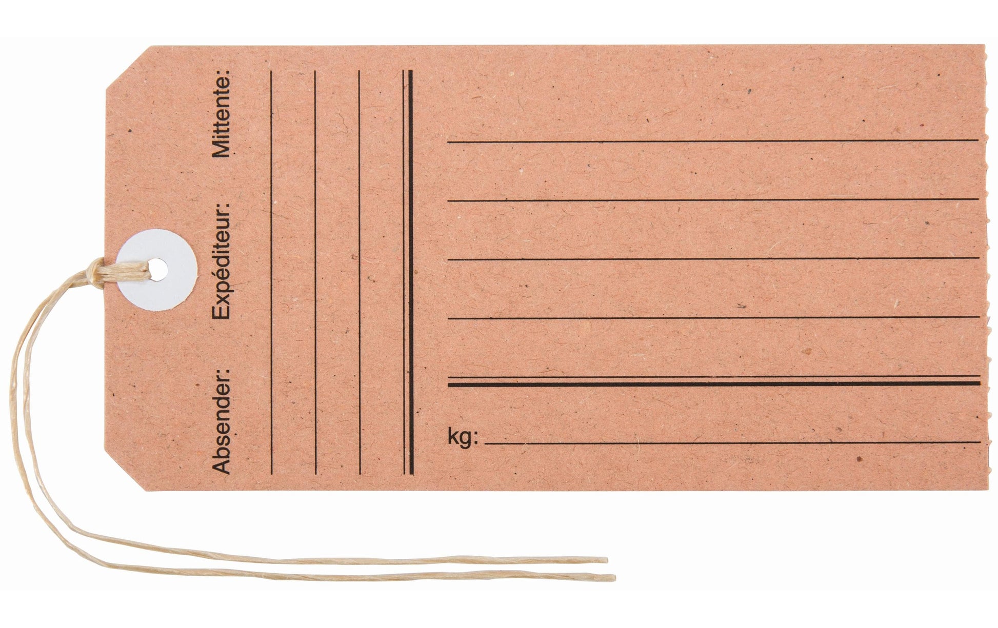 Biella Schuletiketten – 120 × 60 mm, 10 Stk, Karton