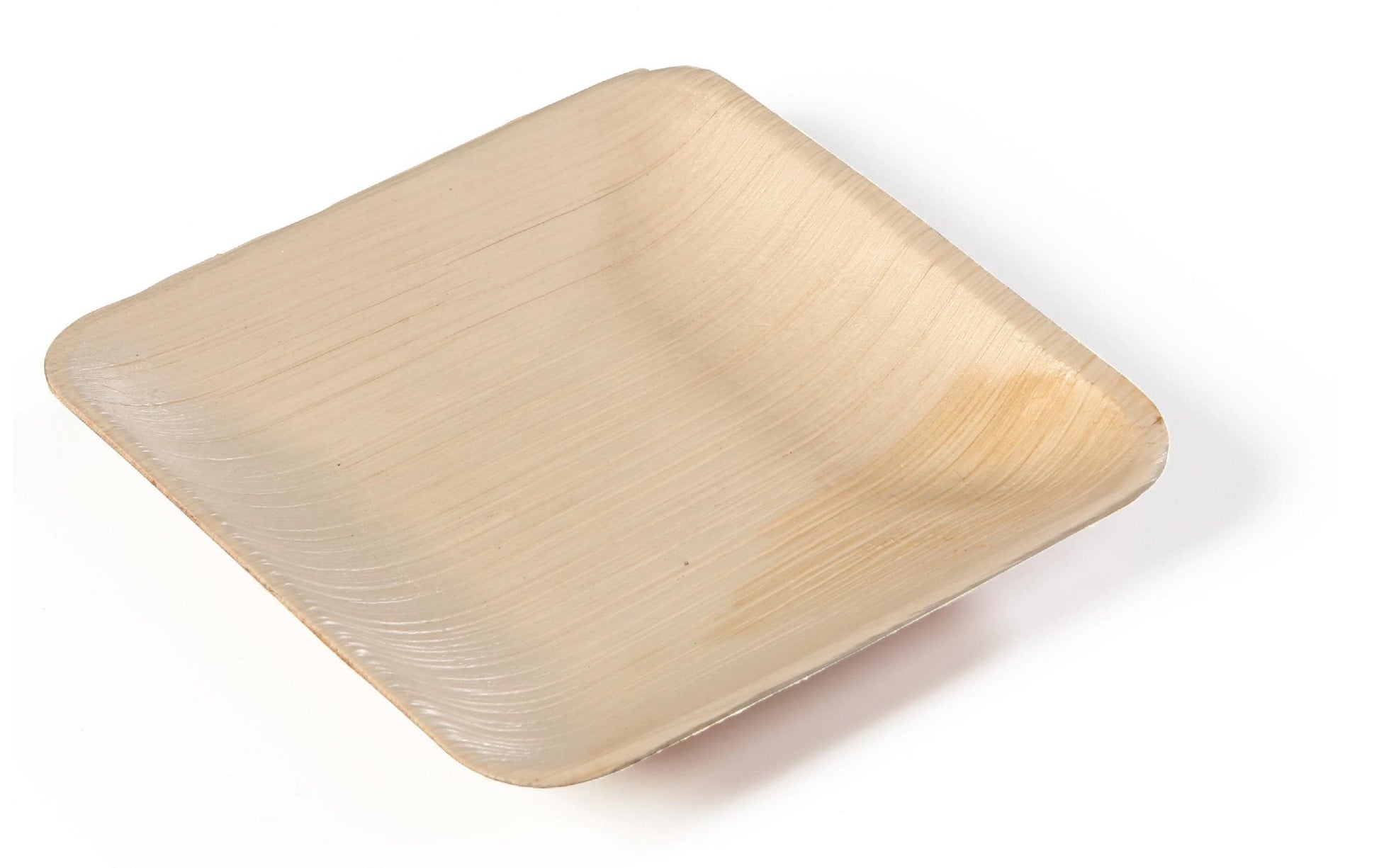 Sier Disposables Dekorativer Teller, Palmblatt, quadratisch – 25 × 25 cm – 20 Stk.