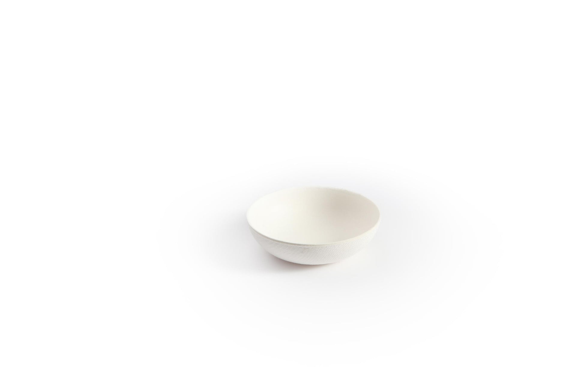 Sier Disposables Sier Dip-Schälchen, Bagasse (Zuckerrohr), rund – Ø 7 cm, weiss – 80 Stk.