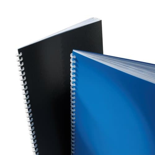 GBC für A4 – schwarz, Kunststoff – 50 Stk.