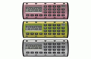 HP Taschenrechner QC-3 – Batteriebetrieben – Silber