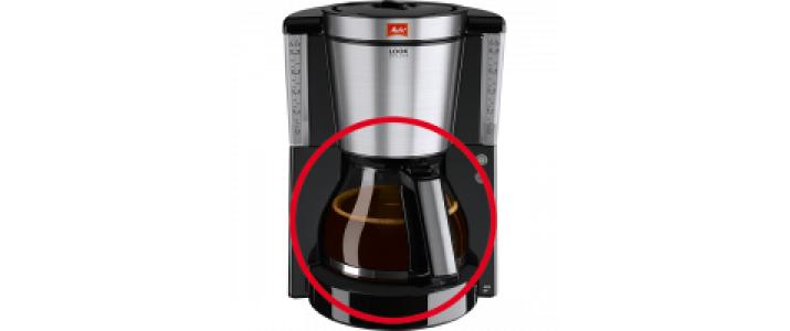 Melitta Glaskanne Ersatzkanne – 1,25 l, für Look IV DeLuxe (1011-06/08) und Look V Perfection (1025-06/08)